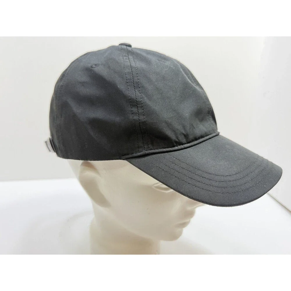 PUMA Men's Black Adjustable Baseball Cap Hat with Embroidered Logo